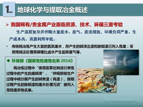 地球化學視角下的提取冶金創新 新材料全產業鏈綠色發展的科技引擎